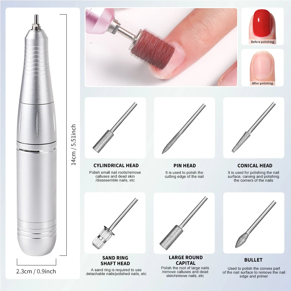 ALURIA Pro Nail Drill Set