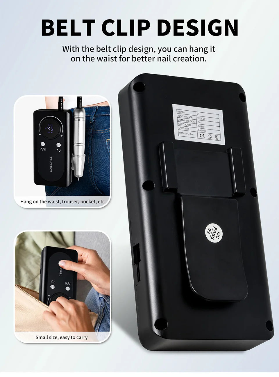 ALURIA Pro Nail Drill Set